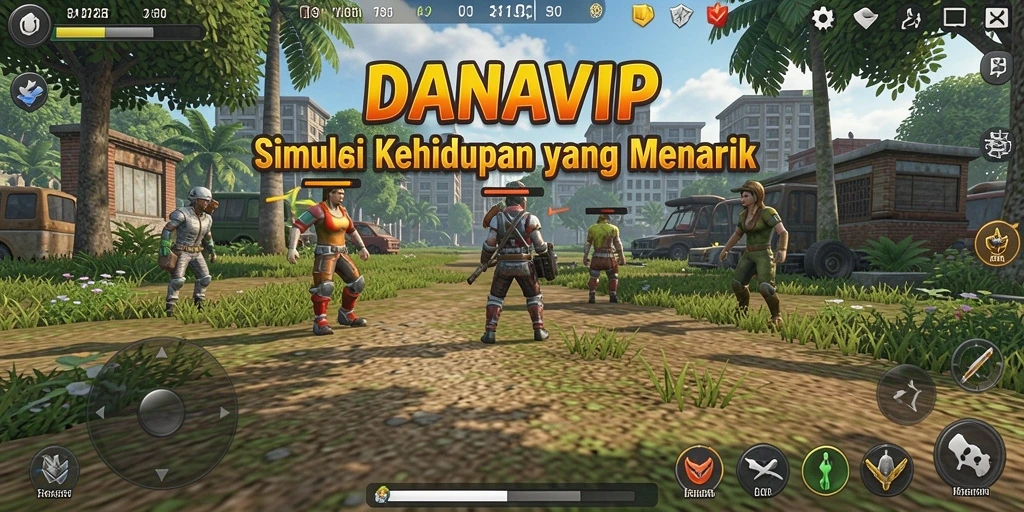 Tampilan gameplay simulasi yang menarik dan interaktif.