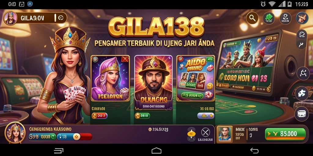 Tampilan gameplay menarik dari GILA138 yang memikat pemain.