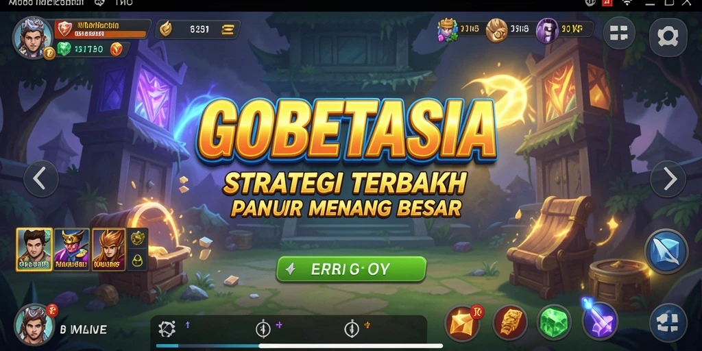 Gameplay menantang dalam GOBETASIA dengan strategi yang kompleks.
