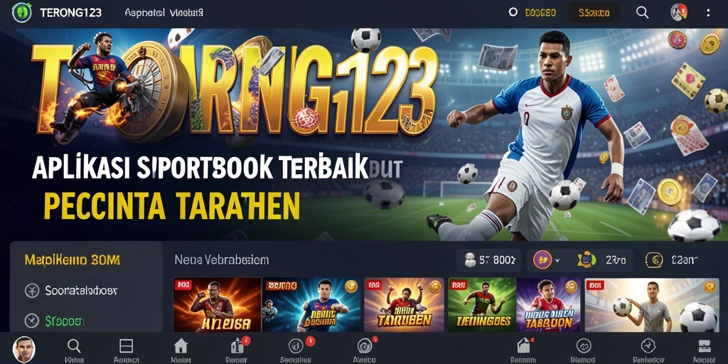 Tampilan antarmuka <strong>TERONG123</strong> yang menarik dengan fitur sportsbook.