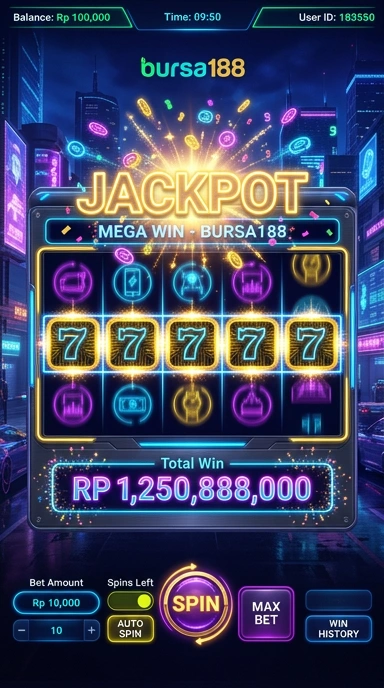 Tampilan antarmuka utama aplikasi bursa188 yang mudah digunakan.